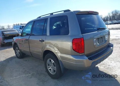 2005 Honda Pilot Ex-L from USA, damaged, VIN 2HKYF18615H523439